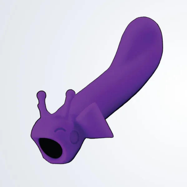 Sunshine Shimmer Silicone Rechargeable G-Spot Vibrator By Cute Little Fuckers - Moonlight Purple