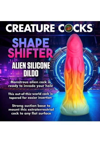 Creature Cocks -  Shape Shifter Alien Silicone Dildo