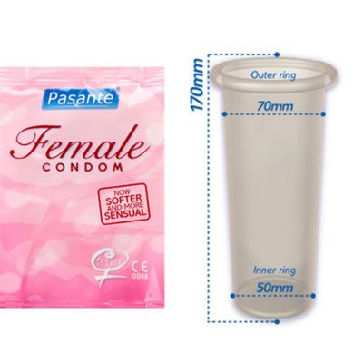 Pasante Female Condoms 3pcs