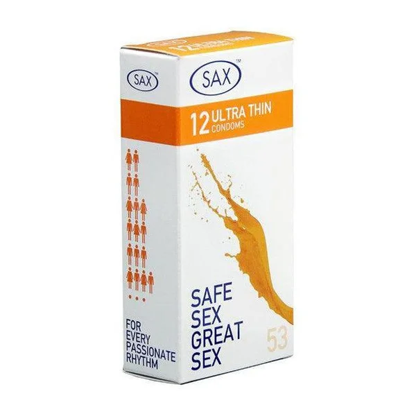 SAX, 53mm Condoms Ultra Thin (Regular Fit) - 12 pack — image 2 of 2