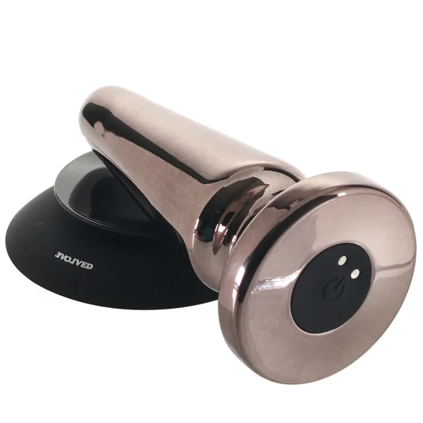 Advanced Metal Plug Rechargeable Vibrating Butt Plug By Evolved Novelties