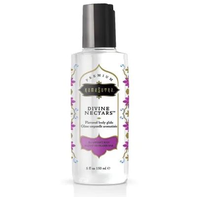 Divine Nectars Flavored Body Glide Raspberry Kiss 5 Fl Oz 150ml