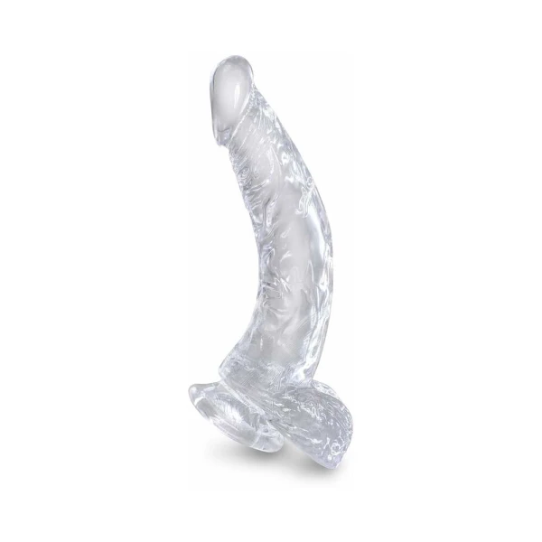King Cock Clear 7.5in Cock With Balls — image 10 of 13