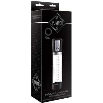 Pumped Premium Rechargeable Auto Pump Clear USB Rechargeable Powered Penis Pump
