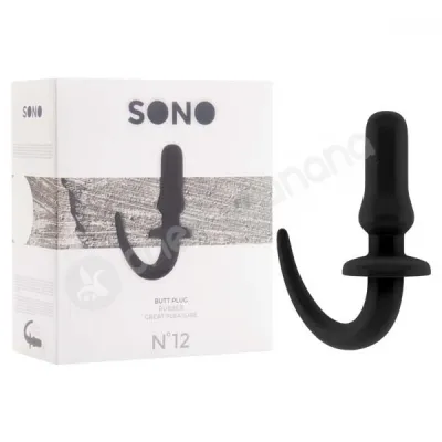 Sono No 12 Black Tailed Butt Plug