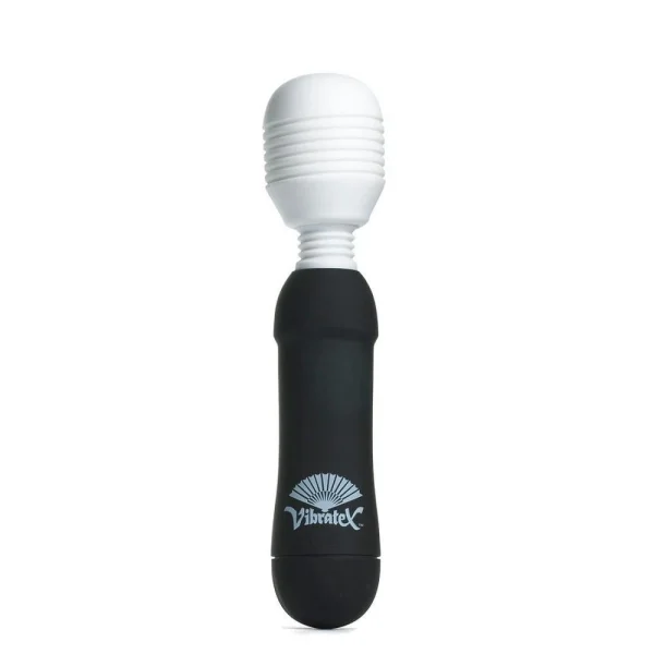 Mystic Powerful Vibrating Silicone Wand - Black
