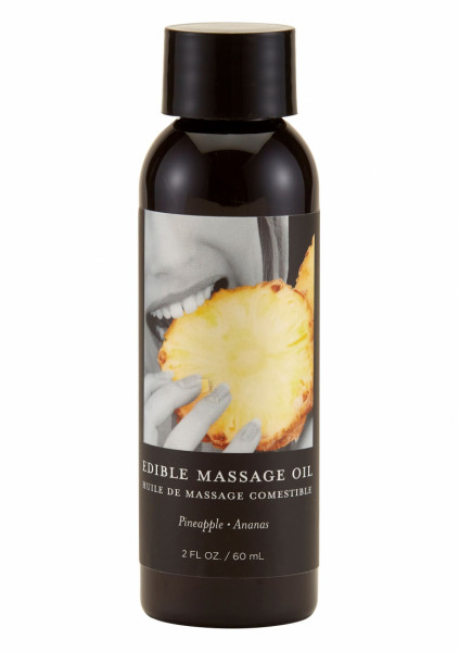 Pineapple Edible Massage Oil -- 2oz / 60ml - Massage Oil For Couples