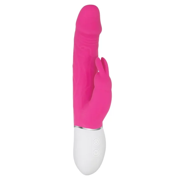 Adam & Eve Realistic Rabbit Dual Stimulator - Pink