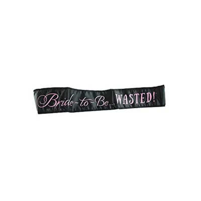Bride To Be Wasted Black