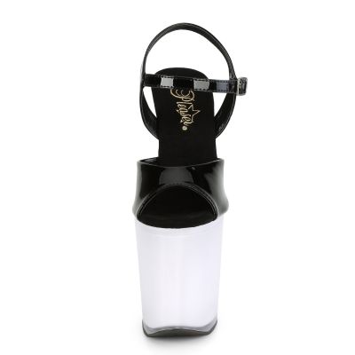 8 inches Heel 4 inches PF LED Illuminated Ankle Strap Sandal