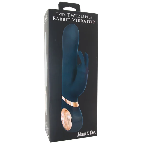 Adam & Eve Eve's Twirling Rabbit Vibrator - Blue