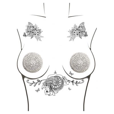 Neva Nude Round Jewel Pasties