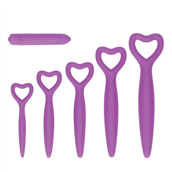 Ouch Silicone Vaginal Dilator Set - Purple