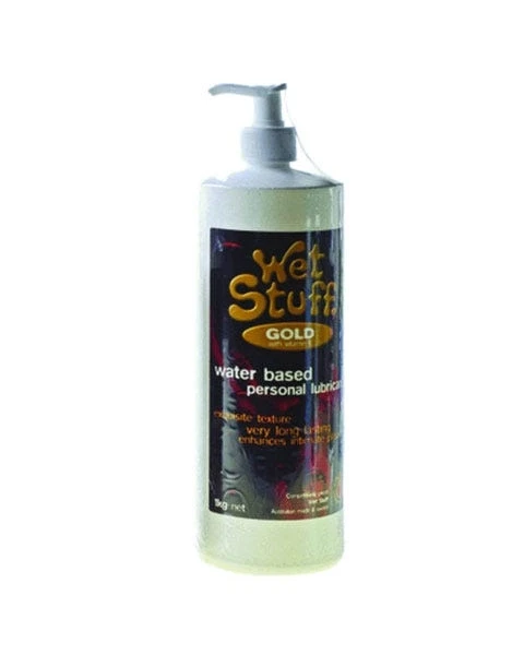 Wet Stuff Gold 1kg Pump Bottle Water Based Lubricant