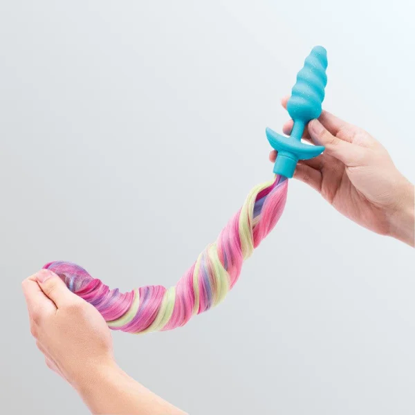 B-Vibe Unicorn Butt Plug