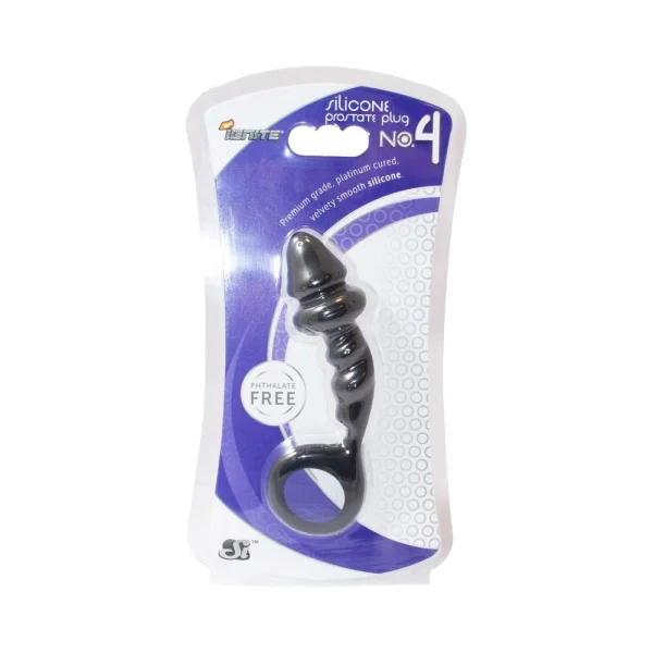 Si Silicone Prostate Plug (black)