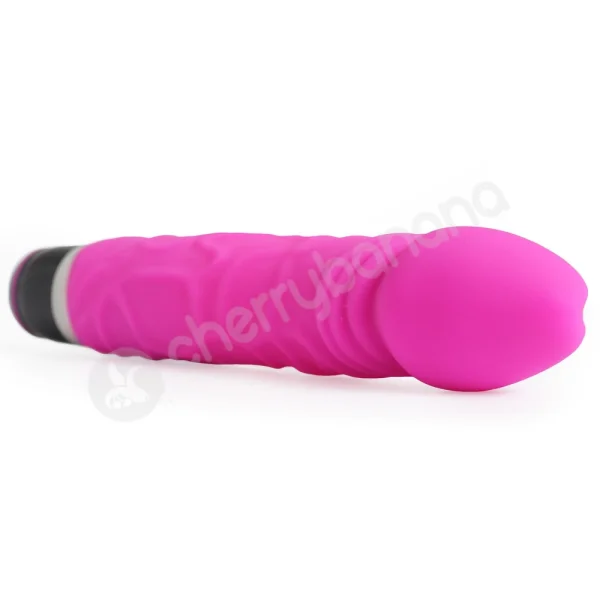 Cherry Banana Pink Realistic Silicone 7 Function Vibrator