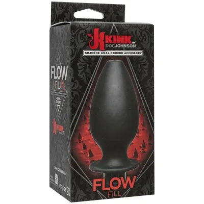 Kink Flow Fill Silicone Anal Douche Accessory