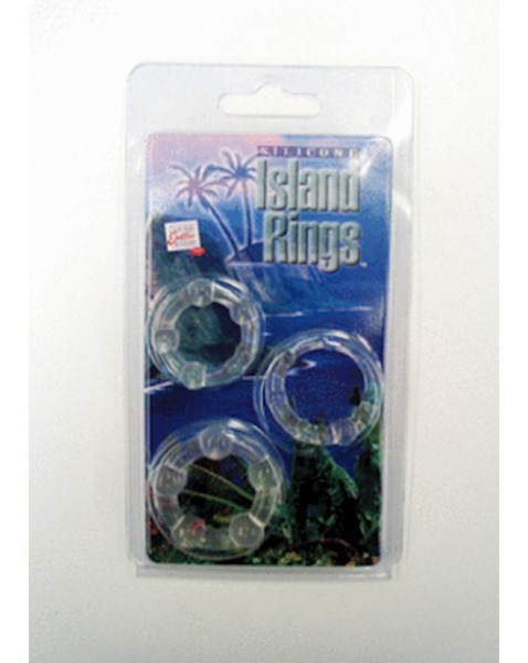 Silicone Island Rings - Clear