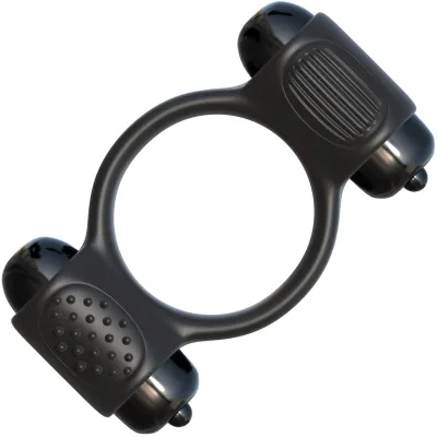 Fantasy C Ringz Magic Touch Vibrating Couples Ring by Pipedream Black