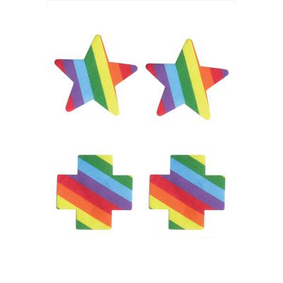 Coquette 4 Pce Rainbow Pride Pasties