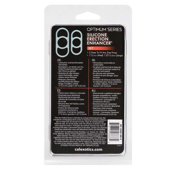 Optimum Series Silicone Erection Enhancer Cock Ring Set by Cal Exotics — image 6 of 6