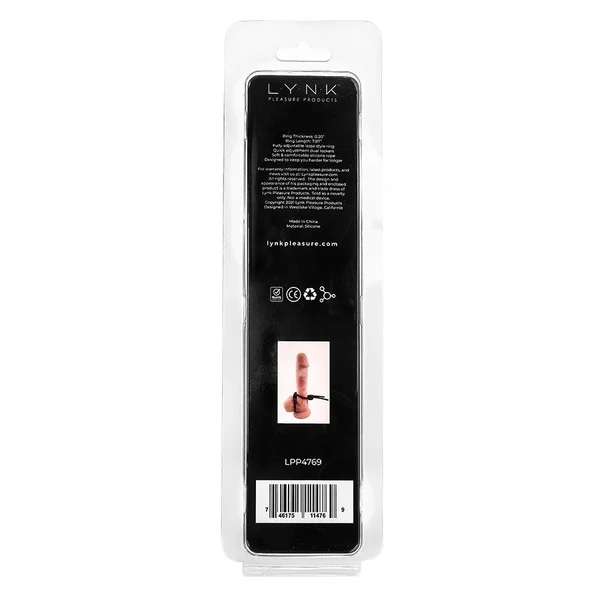 Silicone Dual Roper Lasso Style Adjustable Double Cock Ring by Lynk Pleasure — image 8 of 8