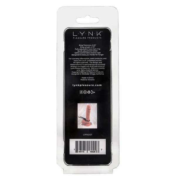 Silicone Roper Lasso Style Adjustable Cock Ring by Lynk Pleasure — image 8 of 8
