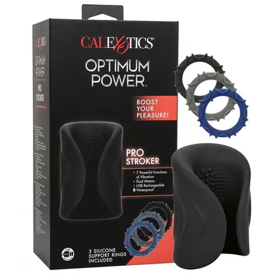 Optimum Power Pro Stroker Silicone Rechargeable Masturbator