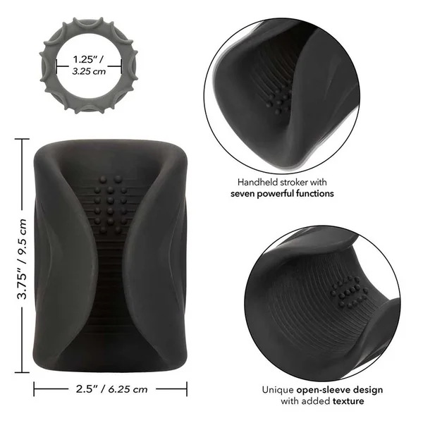 Optimum Power Pro Stroker Silicone Rechargeable Masturbator — image 8 of 16