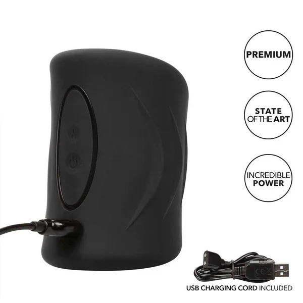 Optimum Power Pro Stroker Silicone Rechargeable Masturbator — image 9 of 16
