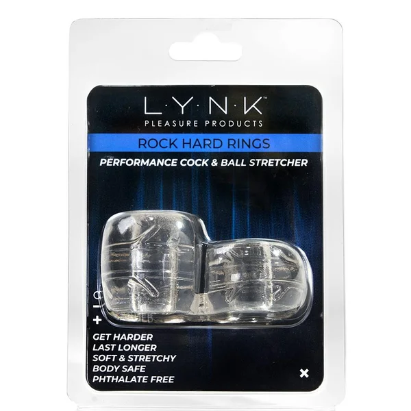 Performance Cock Ring & Ball Stretcher Clear by Lynk Pleasure — image 8 of 8