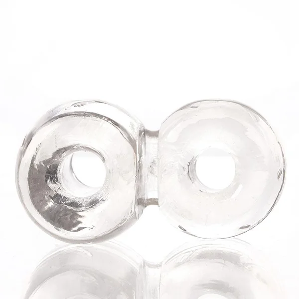 Performance Cock Ring & Ball Stretcher Clear by Lynk Pleasure — image 6 of 8
