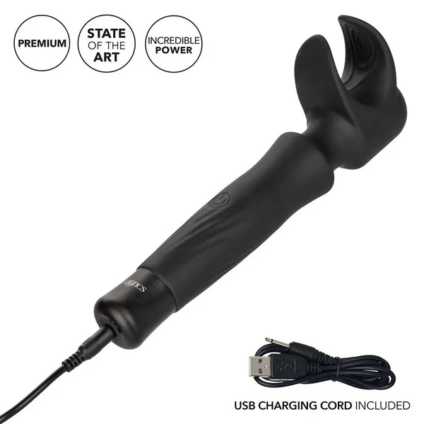 Optimum Power Masturwand Vibrating Stroker Rechargeable Masturbator by Calexotics — image 9 of 15