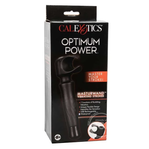 Optimum Power Masturwand Vibrating Stroker Rechargeable Masturbator by Calexotics — image 10 of 15
