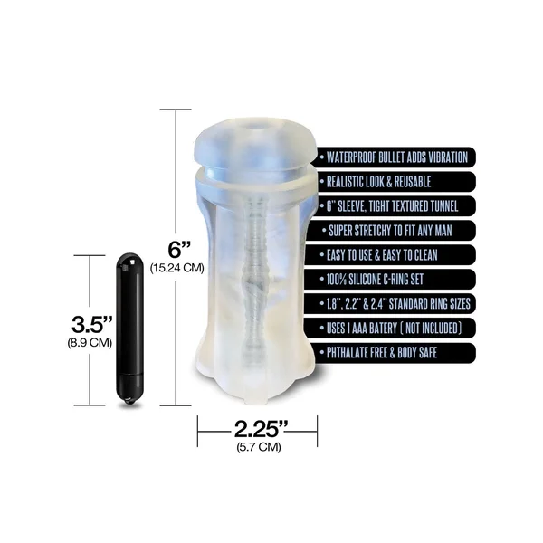 MSTR B8 Vibrating Stroker Pack Hand Cuff - Kit of 5 — image 8 of 8