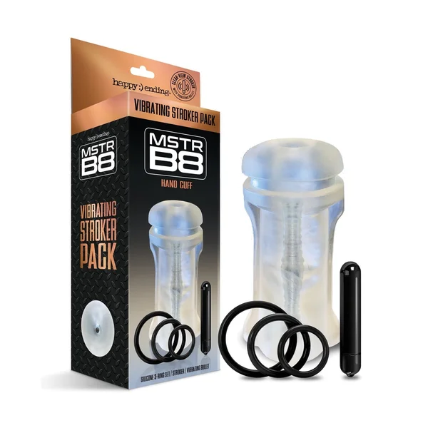 MSTR B8 Vibrating Stroker Pack Hand Cuff - Kit of 5 — image 7 of 8