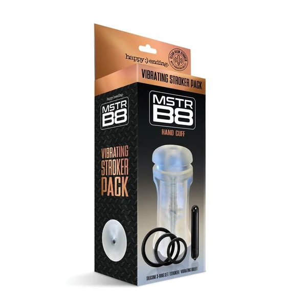 MSTR B8 Vibrating Stroker Pack Hand Cuff - Kit of 5 — image 6 of 8