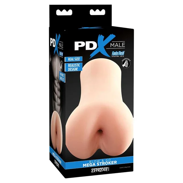 PDX Blow & Go Flesh Mega Stroker by Pipedream Products — image 10 of 10