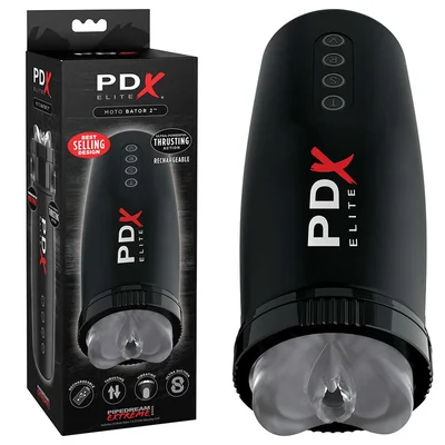 PDX Elite Motorbator 2 Vibrating Thrusting Stroker by Pipedream Products