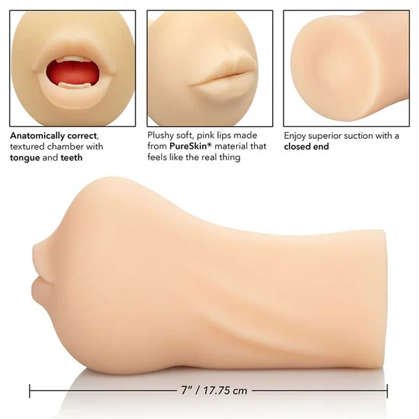 Stroke It Anatomically Correct Mouth Stroker by Calexotics — image 4 of 11