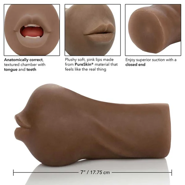 Stroke It Anatomically Correct Mouth Stroker by Calexotics — image 7 of 11