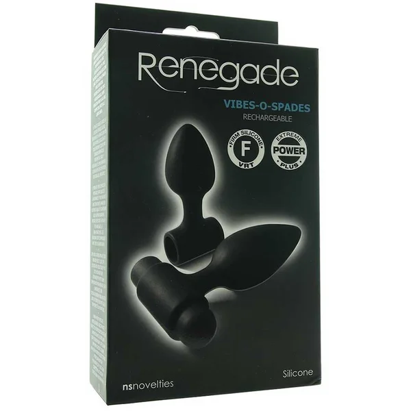 Renegade Black Vibes-O-Spades Plug Kit by NS Novelties — image 7 of 7
