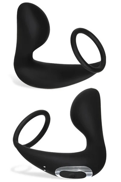 Adam and Eve 4.7" Prostate Massager with Cock Ring — image 7 of 10