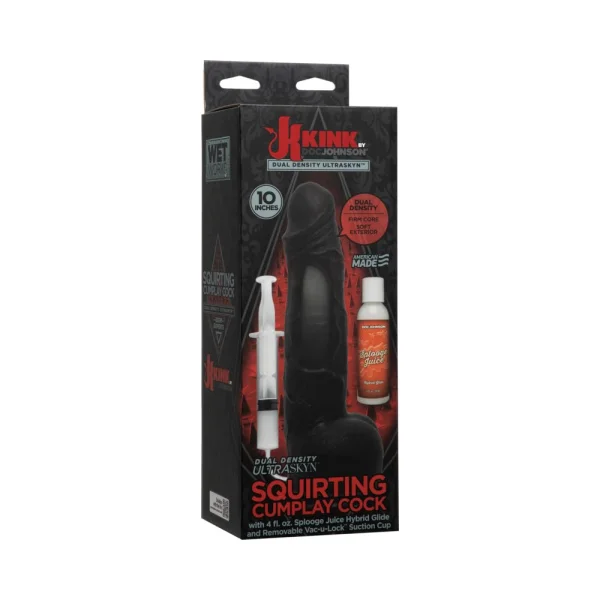 Kink Dual Density Squirting Cumplay Cock Black
