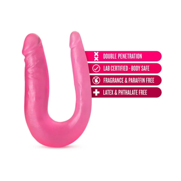 B Yours Sweet Double Dildo Pink