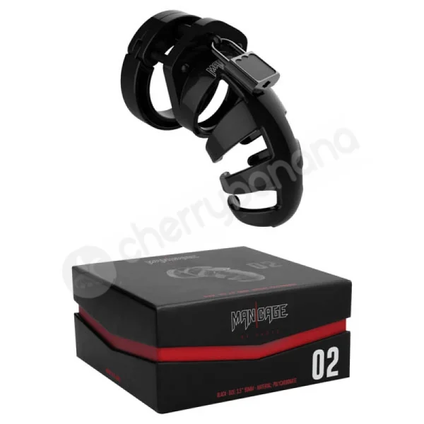 Mancage Model 02 Black Male Chastity Cage