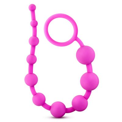 Blush Luxe Silicone 10 Beads Pink