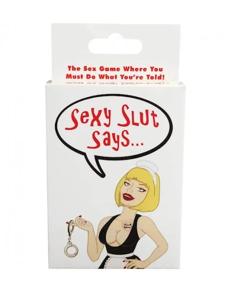 Sexy Slut Says Card Game
