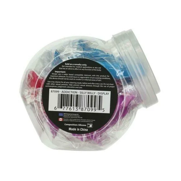 Addiction Silly Willy Mini Dong Bowl Silicone 12-piece Bowl Pink, Blue, Purple — image 6 of 7